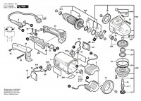 Bosch 0 601 849 042 GWS 20-180 H Angle Grinder GWS20-180H Spare Parts